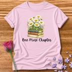 One More Chapter — Books and Wildflowers Botanical in Light Pink