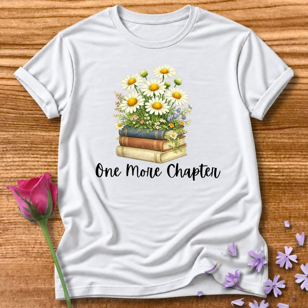 One More Chapter — Books and Wildflowers Botanical in White