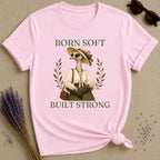 Ostrich Born Soft Built Strong T-Shirt - Light Pink