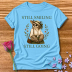 Owl — Still Smiling Still Going Vintage Aesthetic Animal in Sky