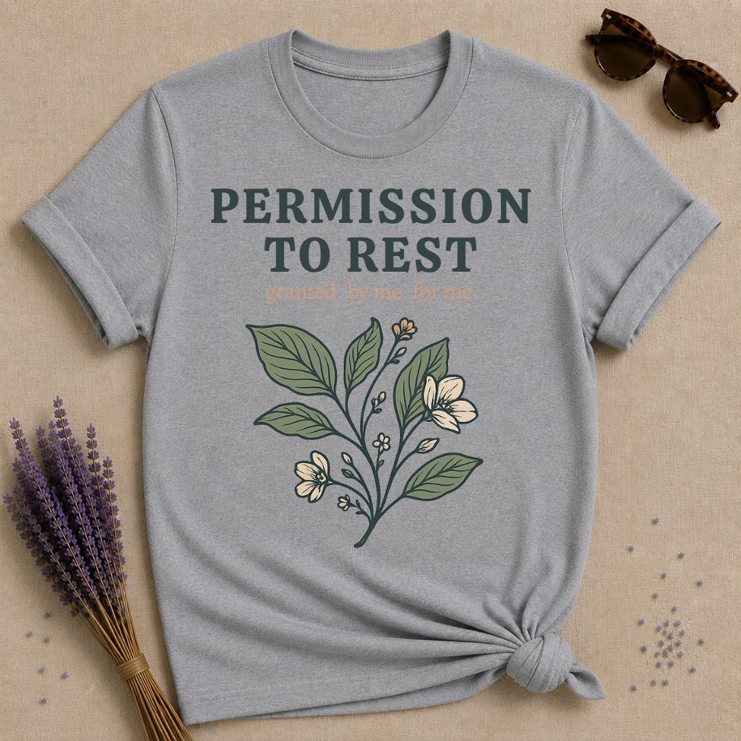 Permission to Rest Soft Floral