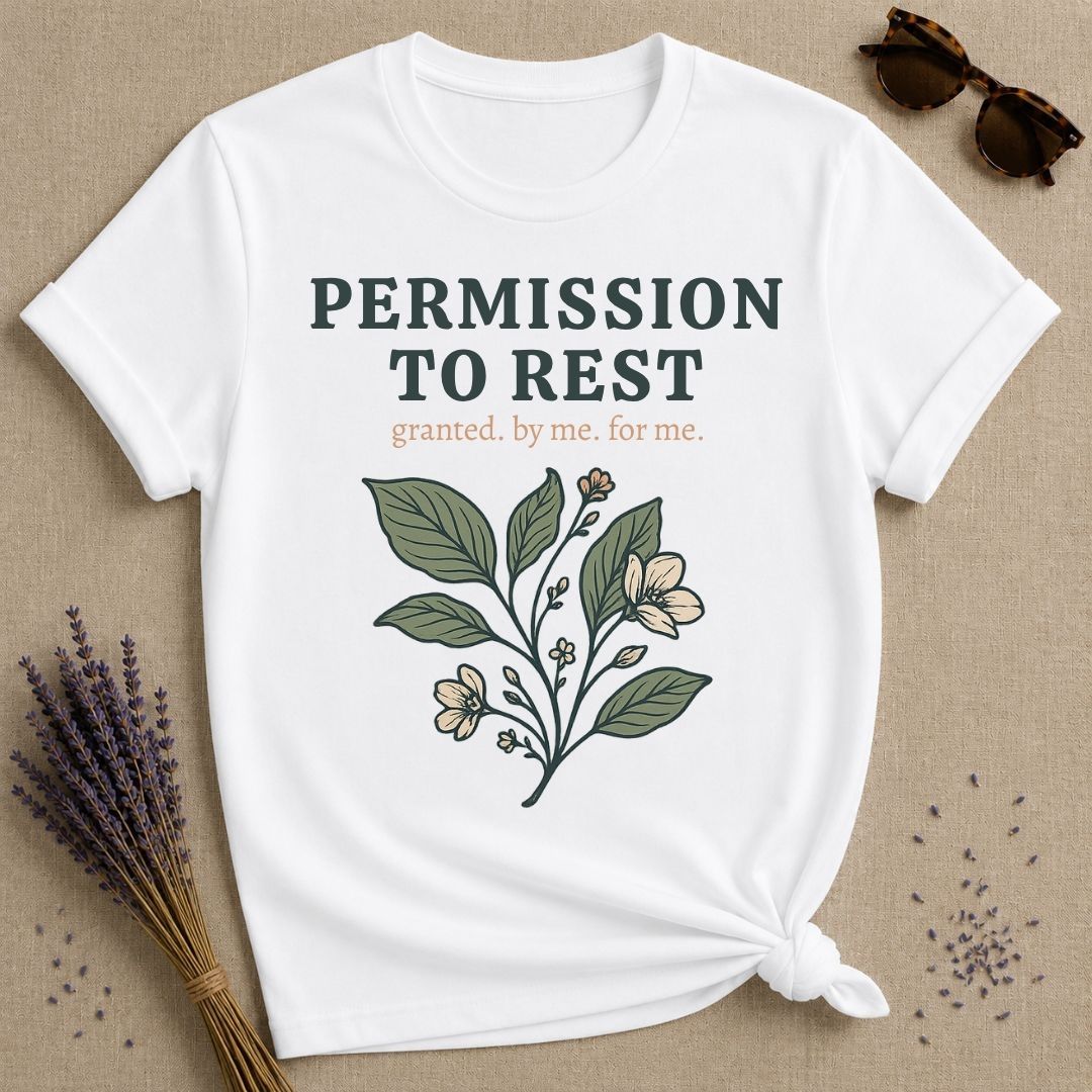 Permission to Rest Soft Floral