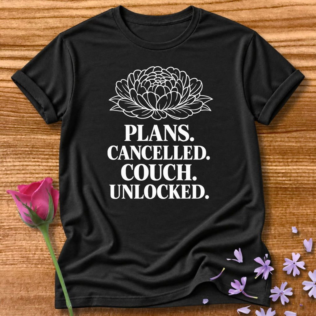 Plans Cancelled. Couch Unlocked. in Black