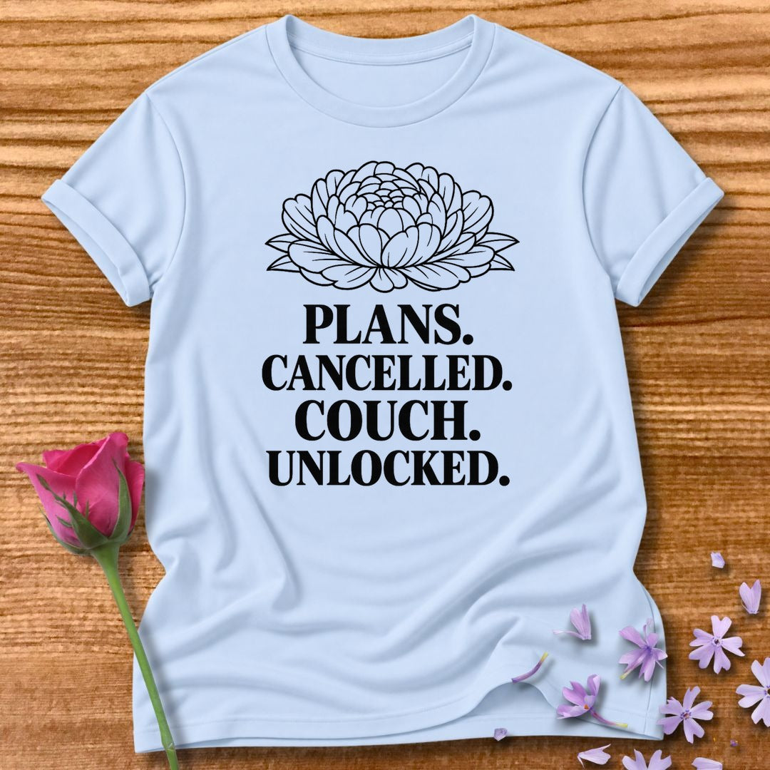 Plans Cancelled. Couch Unlocked. in Light Blue