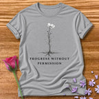 Progress Without Permission — Wildflower Botanical Growth in Sport Grey