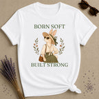 Rabbit Born Soft Built Strong T-Shirt - White