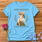 Rabbit — She Knows Her Worth Vintage Aesthetic Animal in Sky