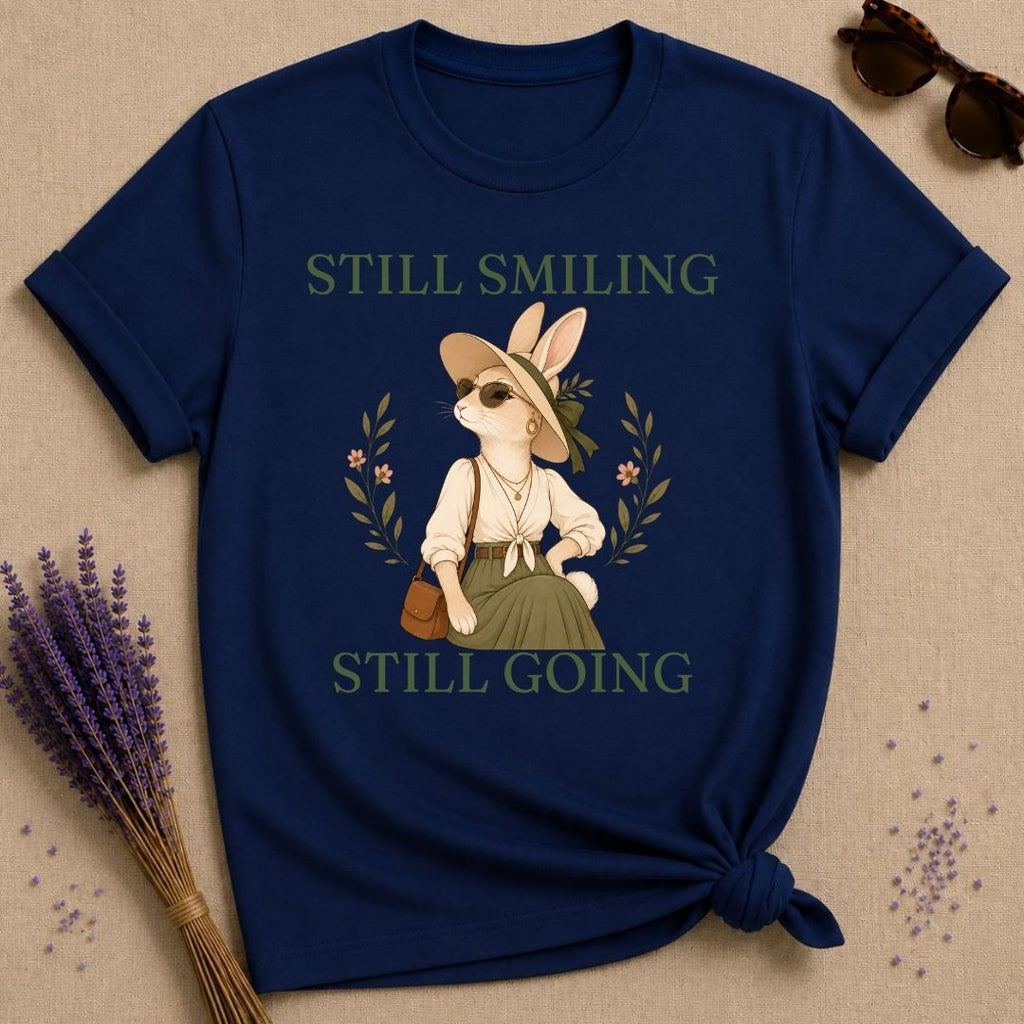 rabbit still smiling still going