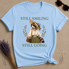 raccoon still smiling still going