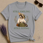 raccoon still smiling still going