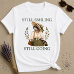 raccoon still smiling still going