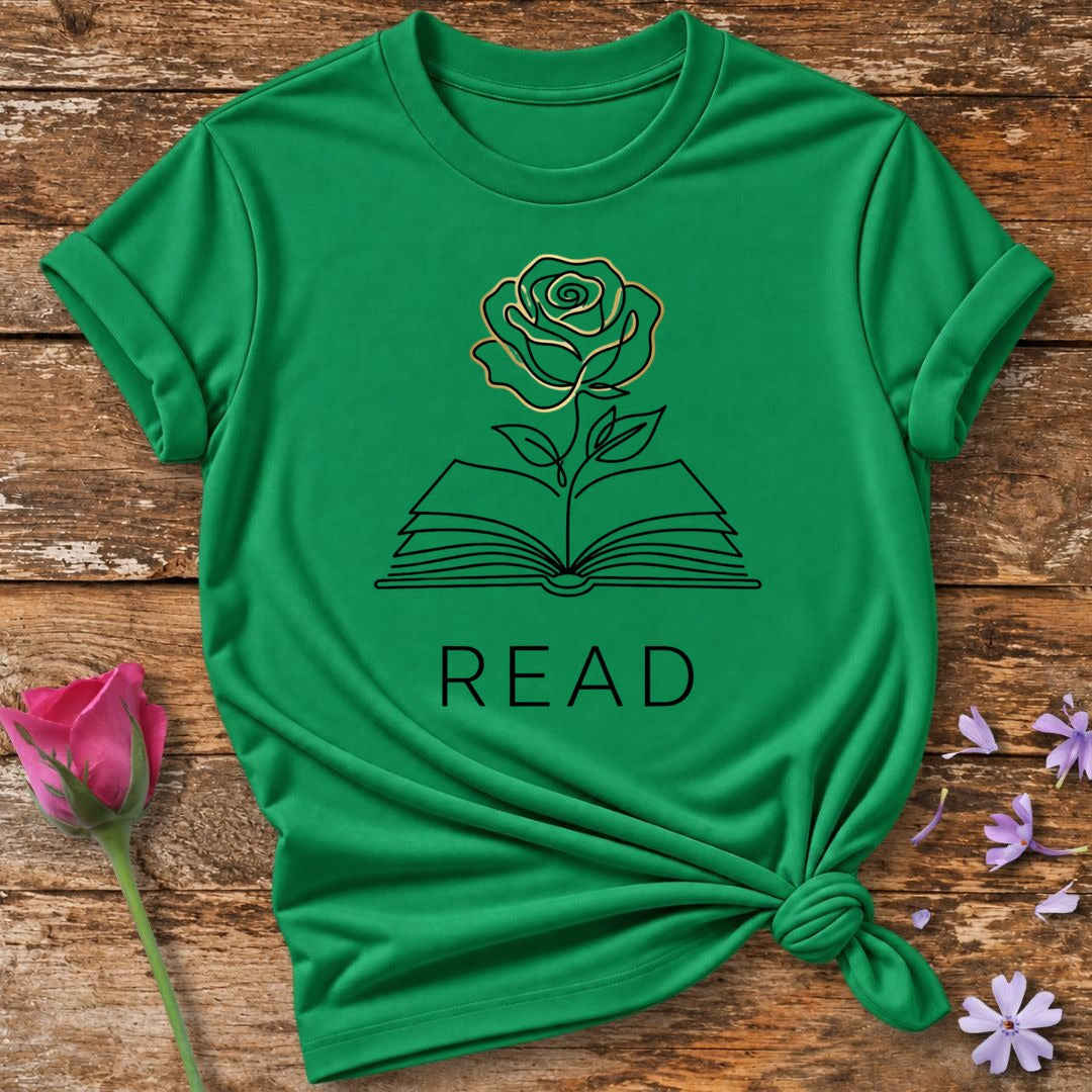 Read — Botanical Book Lover in Kelly Green