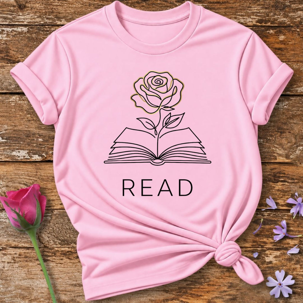 Read — Botanical Book Lover in Light Pink