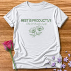 Rest Is Productive — And I Will Not Explain Myself — Botanical in White