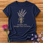 Sensitive. Soft. Stronger Than You Know. — Lavender Floral in Navy