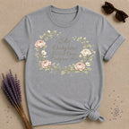 She Outgrew What Once Outgrew Her — Wildflower Botanical T-Shirt for Women