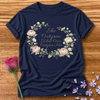 She Outgrew What Once Outgrew Her — Wildflower Botanical in Navy