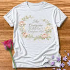 She Outgrew What Once Outgrew Her — Wildflower Botanical in White