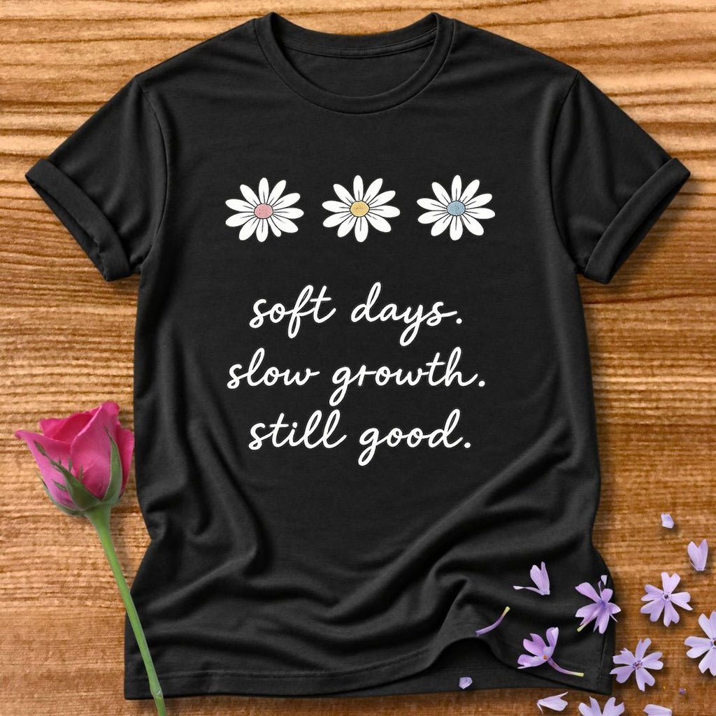 Soft Days. Slow Growth. Still Good. — Daisy Trio Botanical in Black