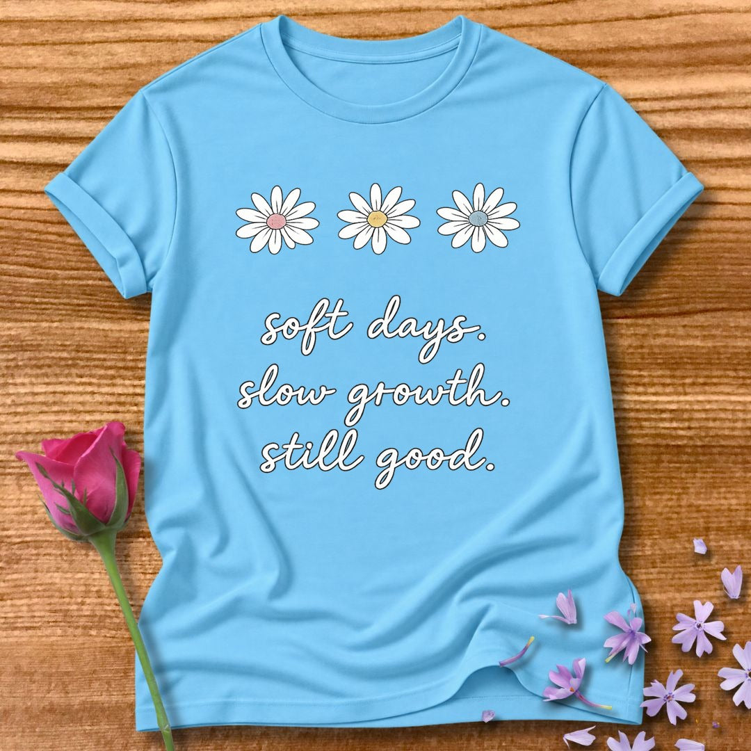 Soft Days. Slow Growth. Still Good. — Daisy Trio Botanical in Sky