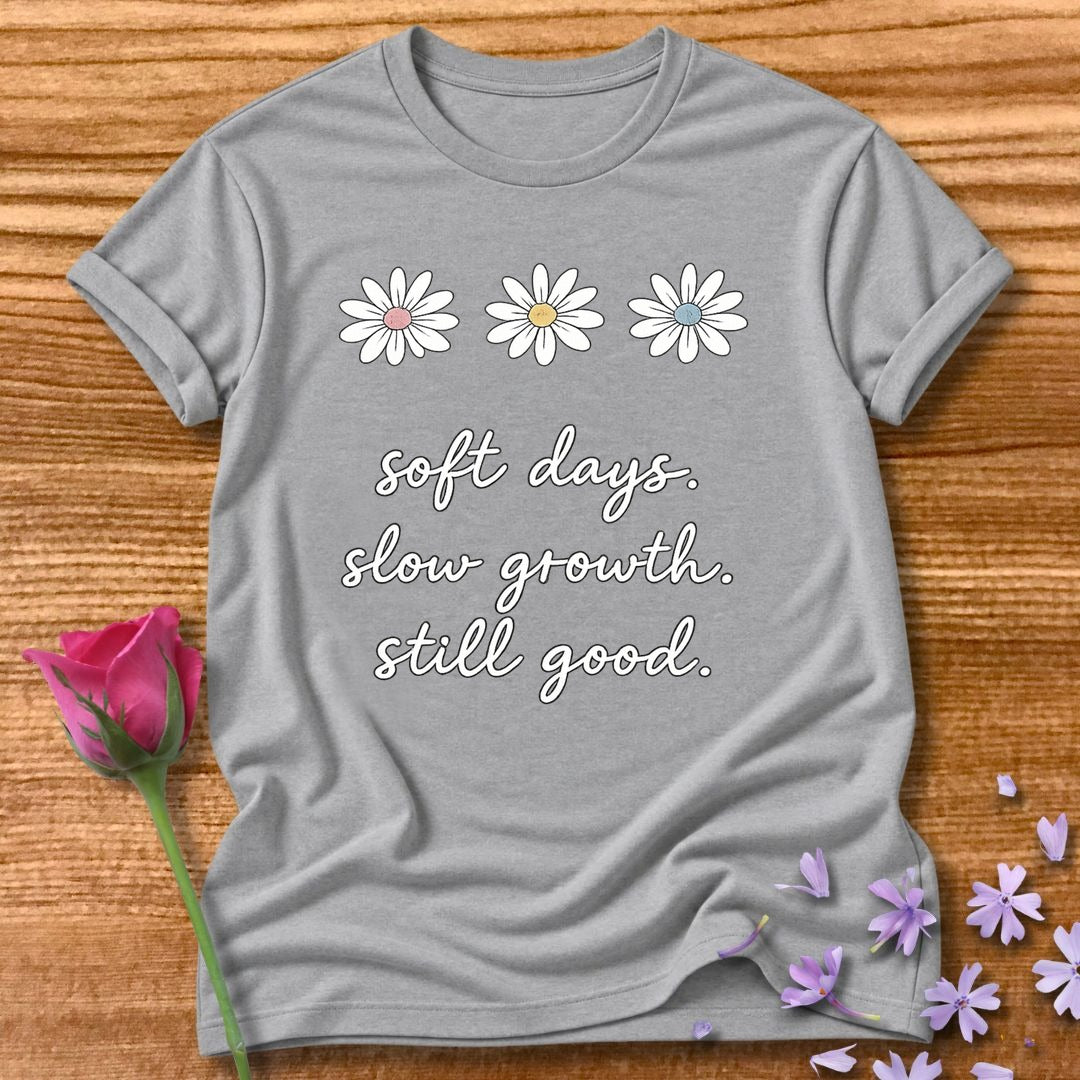 Soft Days. Slow Growth. Still Good. — Daisy Trio Botanical in Sport Grey