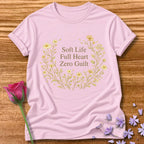 Soft Life. Full Heart. Zero Guilt — Wildflower Botanical in Light Pink