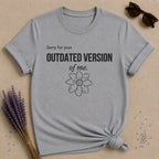 Sorry For Your Outdated Version Of Me — Botanical Daffodil T-Shirt for Women in Sport Grey