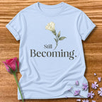 Still Becoming — Botanical Floral in Light Blue