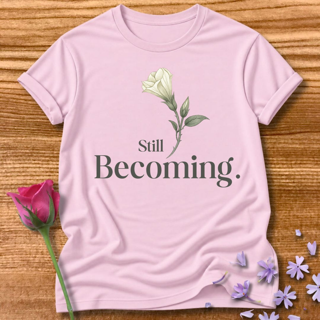 Still Becoming — Botanical Floral in Light Pink