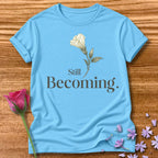 Still Becoming — Botanical Floral in Sky