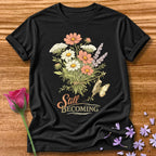 Still Becoming — Wildflower Bouquet Botanical in Black