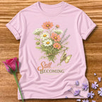 Still Becoming — Wildflower Bouquet Botanical in Light Pink