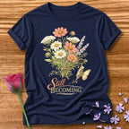 Still Becoming — Wildflower Bouquet Botanical in Navy