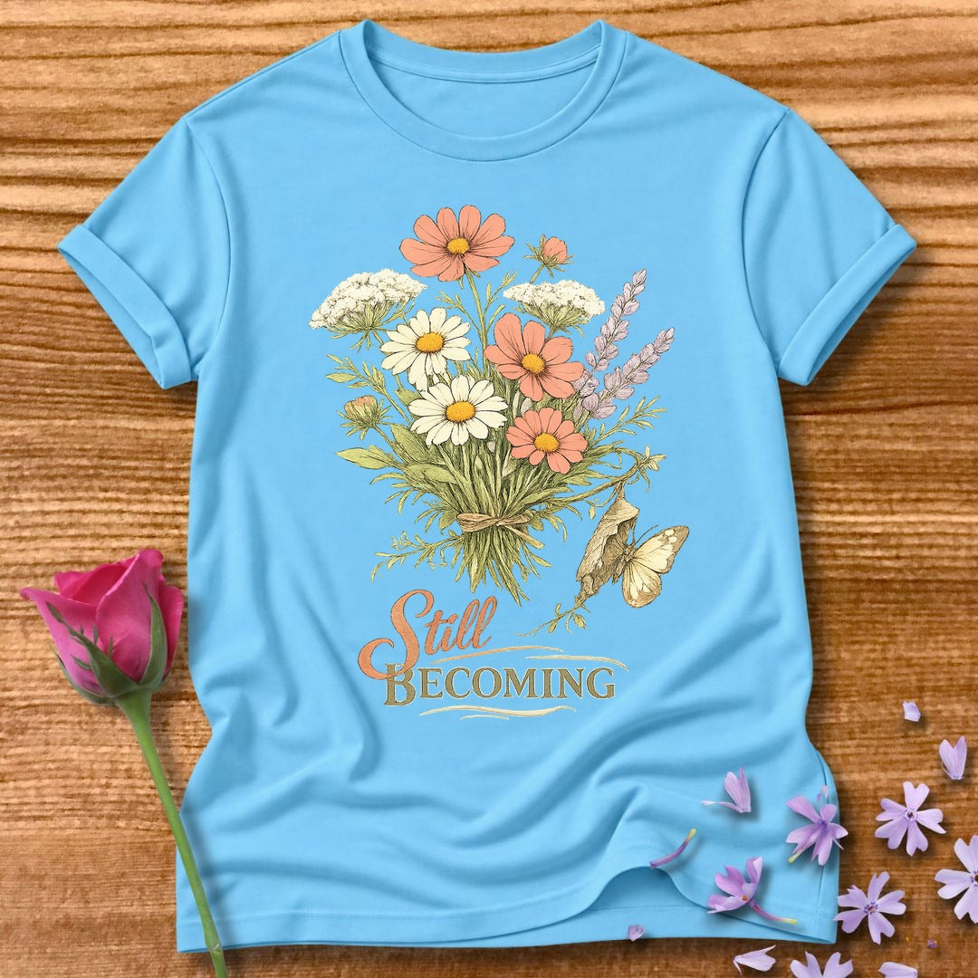 Still Becoming — Wildflower Bouquet Botanical in Sky