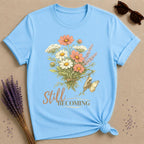 Still Becoming floral women's t-shirt