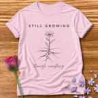 Still Growing Through Everything — Wildflower Resilience in Light Pink