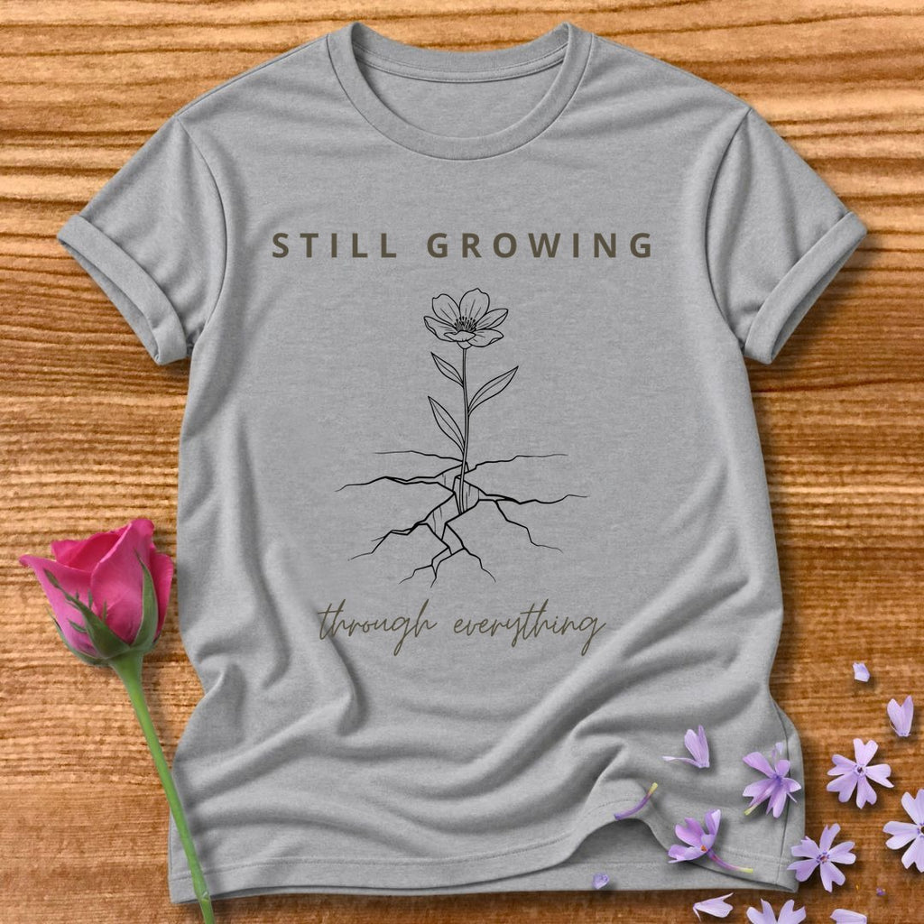 Still Growing Through Everything — Wildflower Resilience in Sport Grey