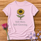 Still Here. Still Growing. — Wildflower Botanical in Light Pink