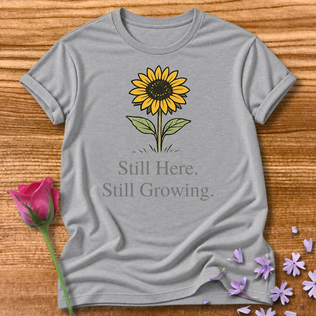 Still Here. Still Growing. — Wildflower Botanical in Sport Grey