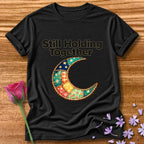 Still Holding Together — Patchwork Moon Botanical in Black