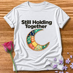 Still Holding Together — Patchwork Moon Botanical in White