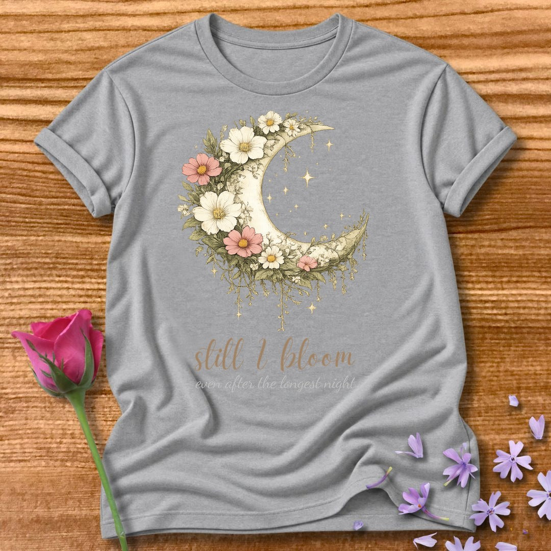 Still I Bloom Even After the Longest Night — Celestial Botanical in Sport Grey