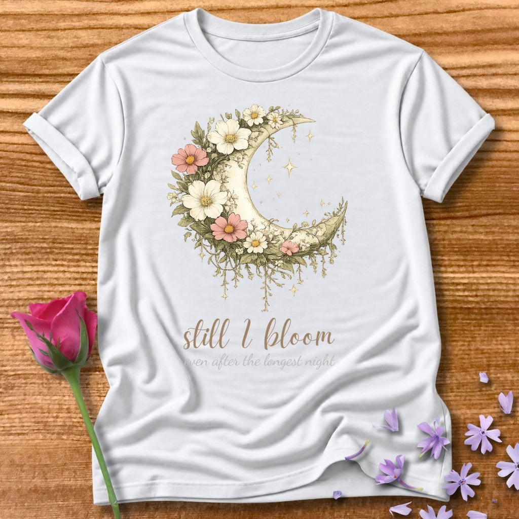 Still I Bloom Even After the Longest Night — Celestial Botanical in White