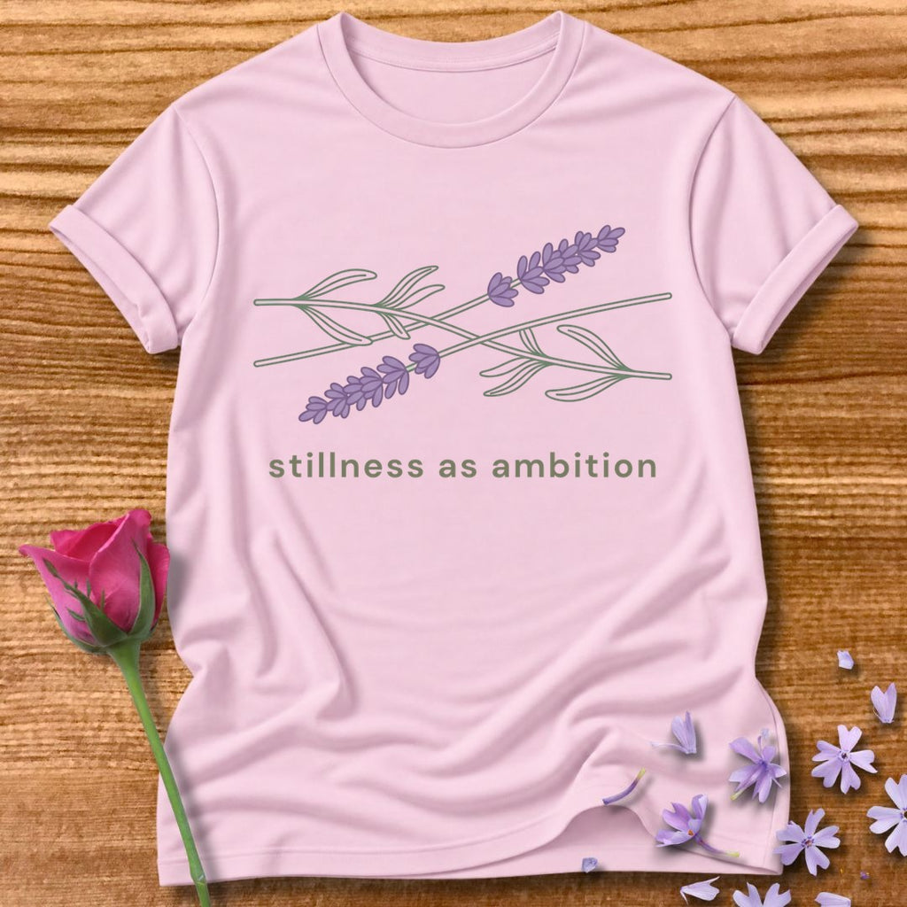 Stillness as Ambition — Lavender Calm in Light Pink