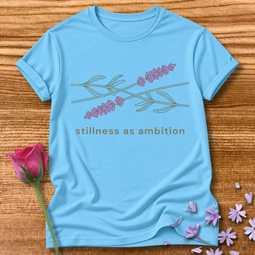 Stillness as Ambition — Lavender Calm in Sky