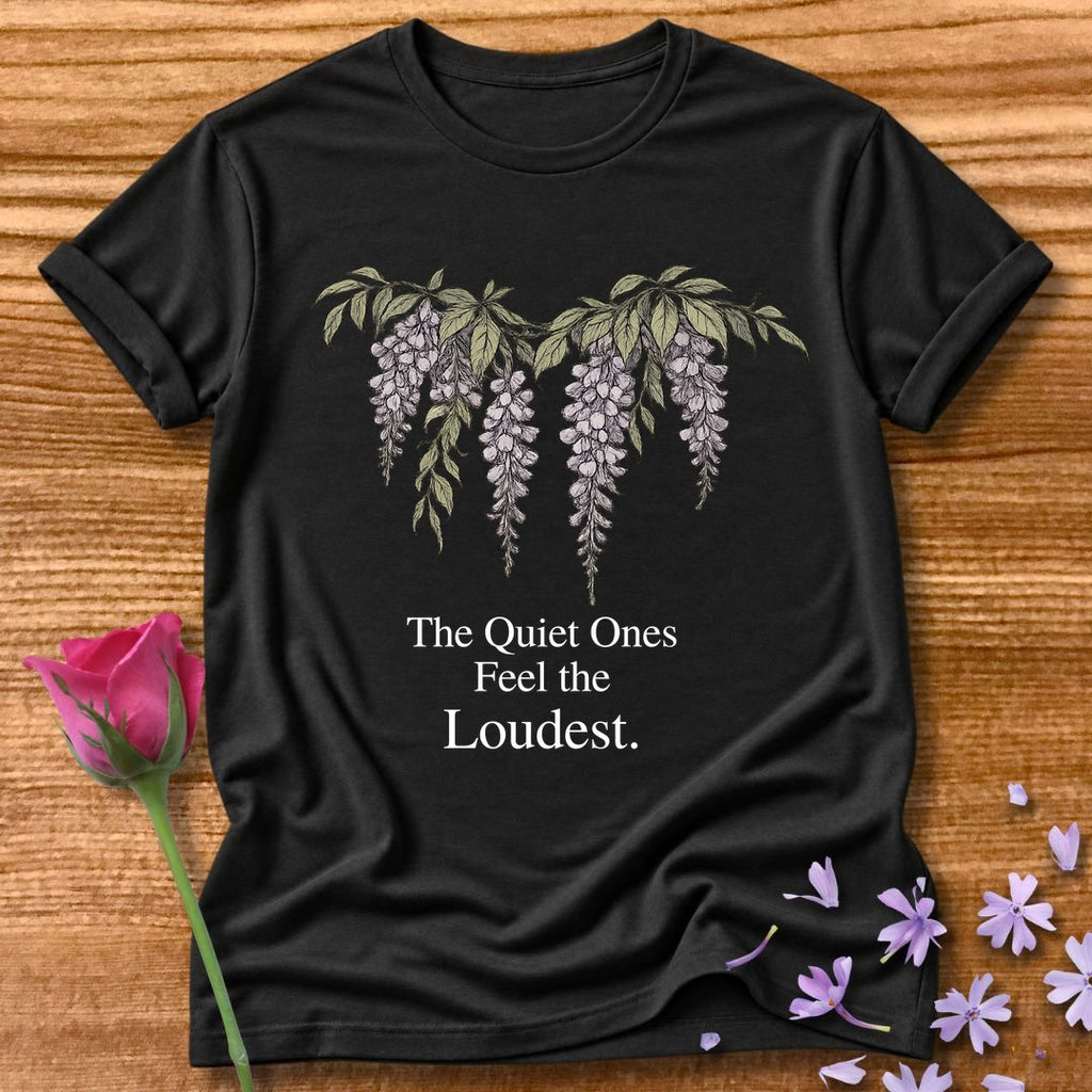 The Quiet Ones Feel the Loudest — Wisteria Botanical in Black