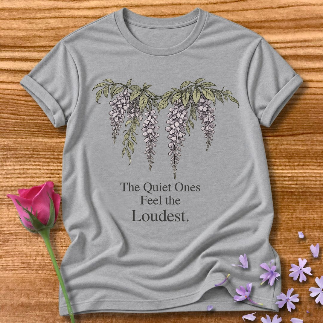 The Quiet Ones Feel the Loudest — Wisteria Botanical in Sport Grey
