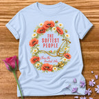 The Softest People Chose the Hardest Jobs — Nurse Floral in Light Blue