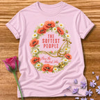 The Softest People Chose the Hardest Jobs — Nurse Floral in Light Pink