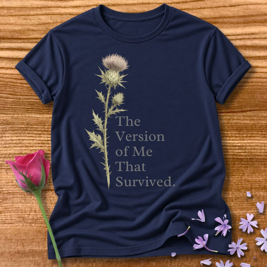 The Version of Me That Survived — Thistle Botanical in Navy
